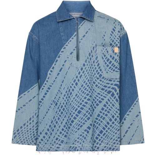 LOEWE Denim jacket with print
