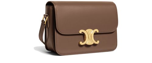 CELINE Teen Triomphe bag in shiny calfskin
