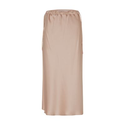 Max Mara Pink Flared Midi Skirt In Pink