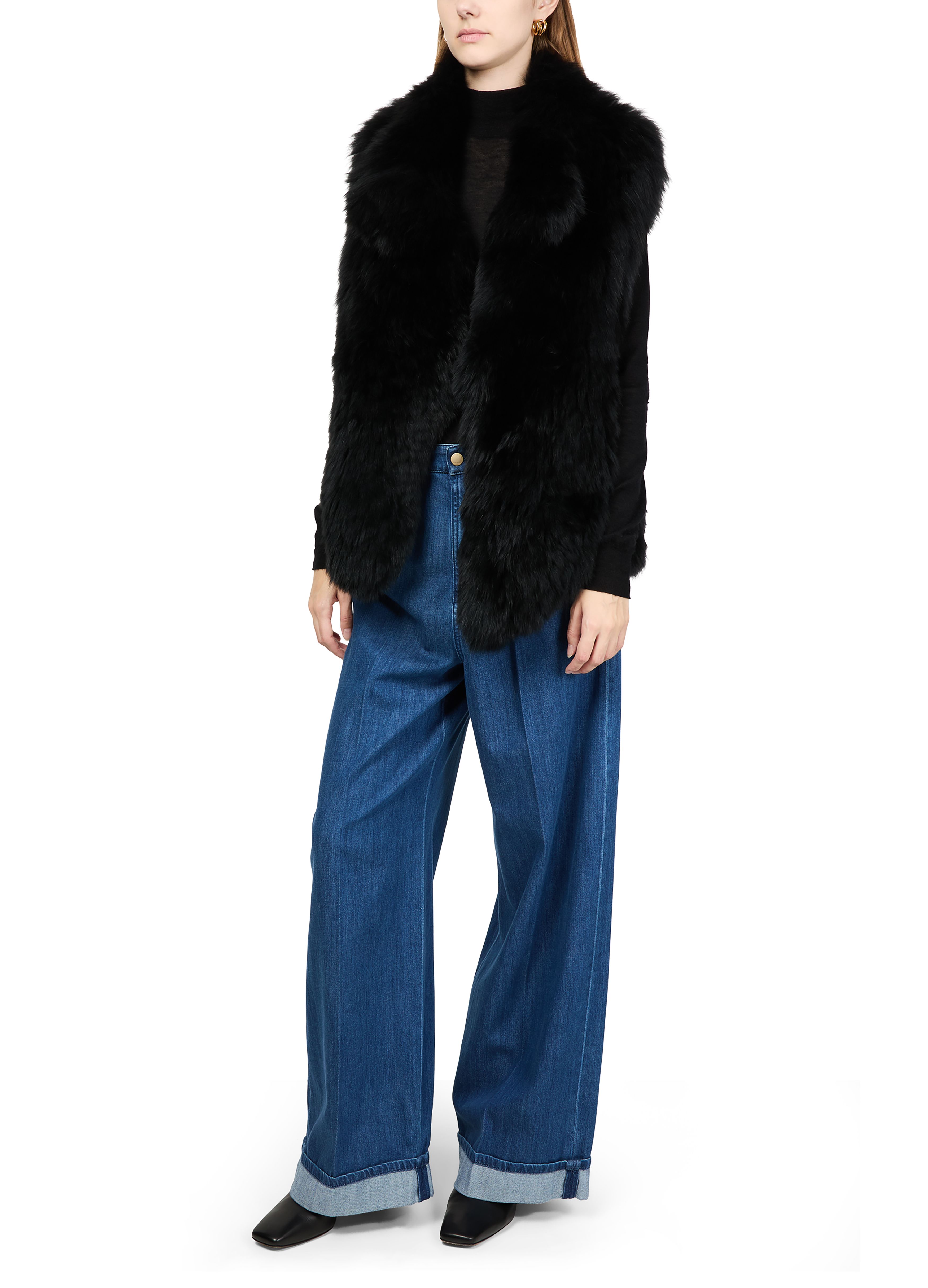 Fox fur gilet 6