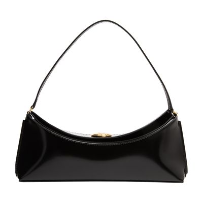 Jacquemus The Ovalo Clutch In Black