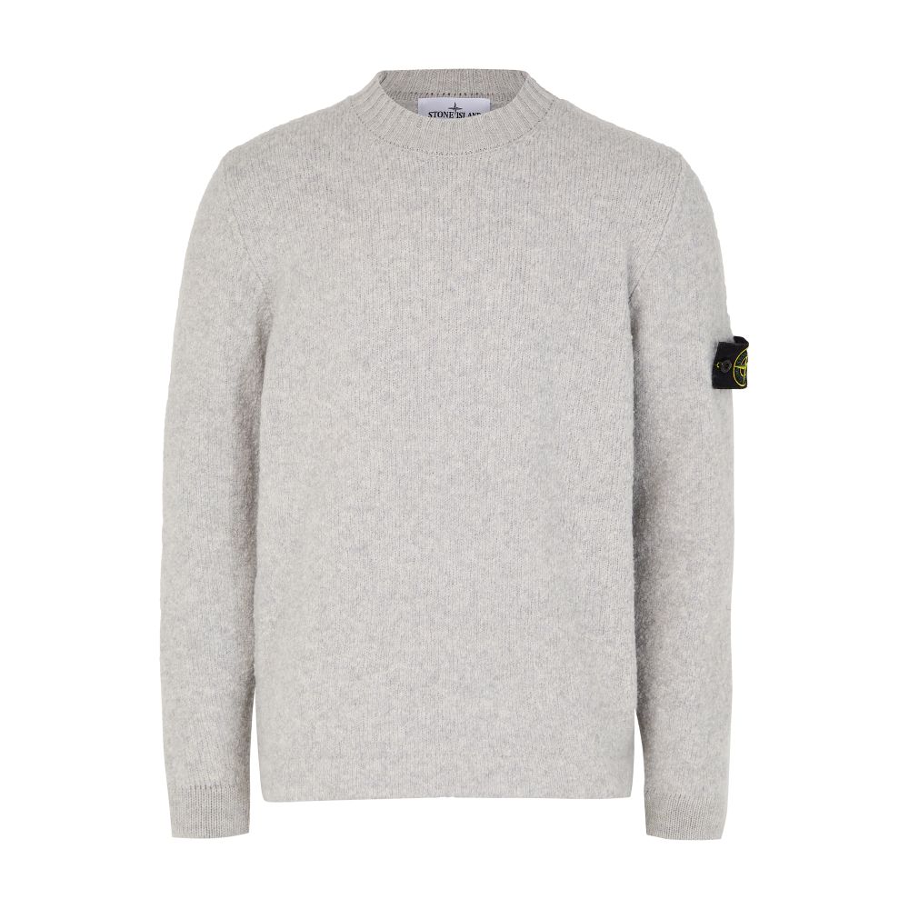Logo patch crew neck sweater thumbnail 7