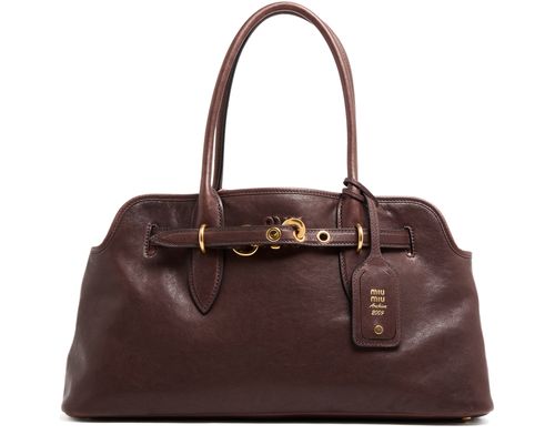 MIU MIU Aventure nappa leather bag