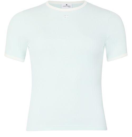 COURREGES Signature contrast t-shirt