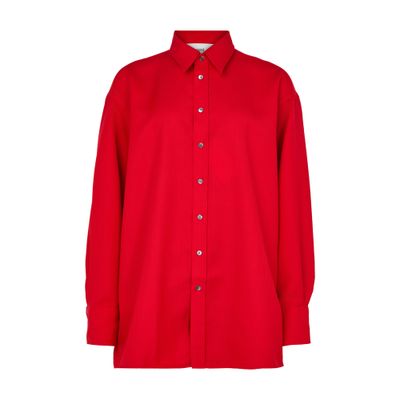 Ami Alexandre Mattiussi Hemd Mit Schlitz Hinten In Red