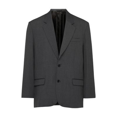Acne Studios Classic Jacket In Dark_grey_melange