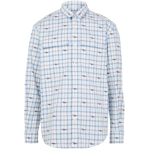 MAISON KITSUNE Skateshirt mit Doppeltasche