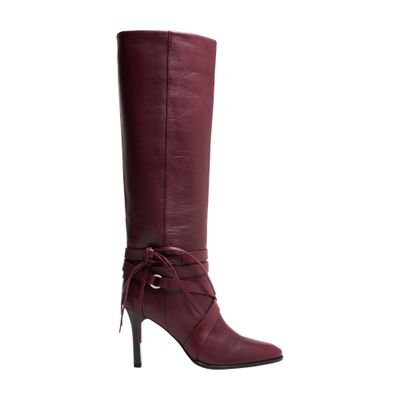 Isabel Marant Analui Boots In Burgundy