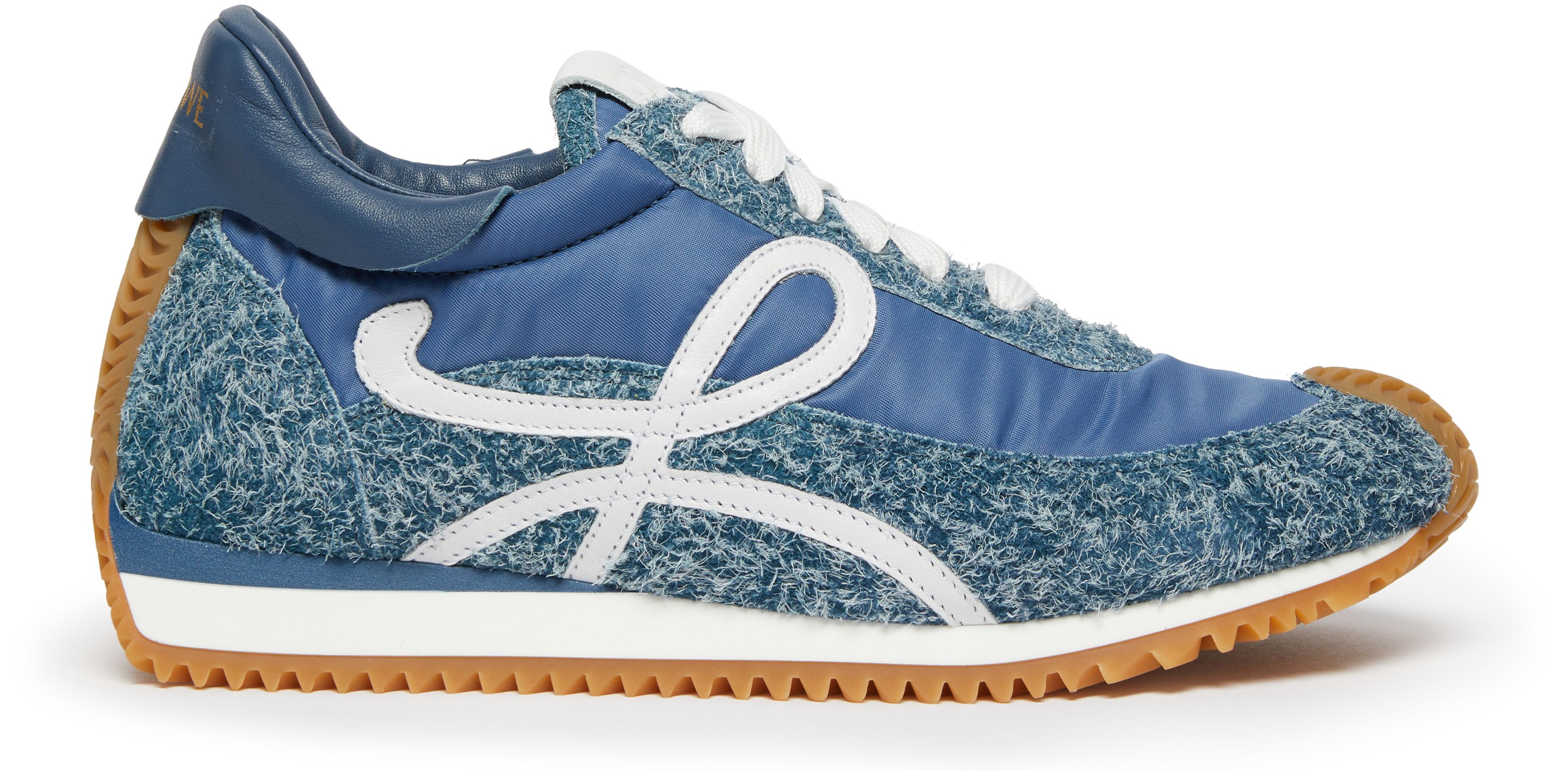Loewe Sneakers Flow Runner in nylon and brushed suede