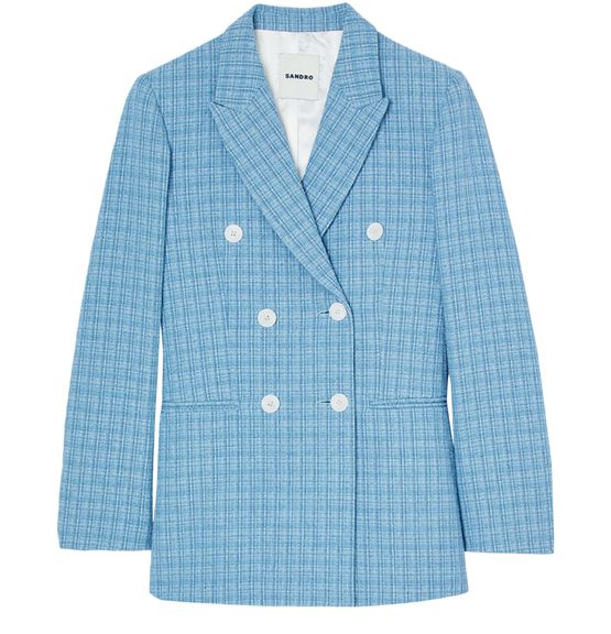 Sandro blue discount blazer