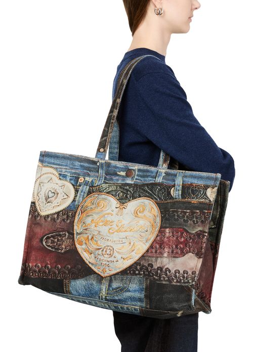 ACNE STUDIOS Tote bag in denim