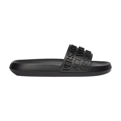 Versace Slides In Black