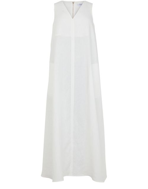 MAX MARA Simeone flare linen maxi dress