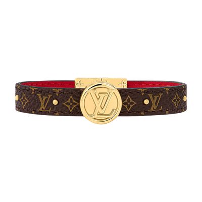 Louis Vuitton Lv Circle Reversible Bracelet In Brown