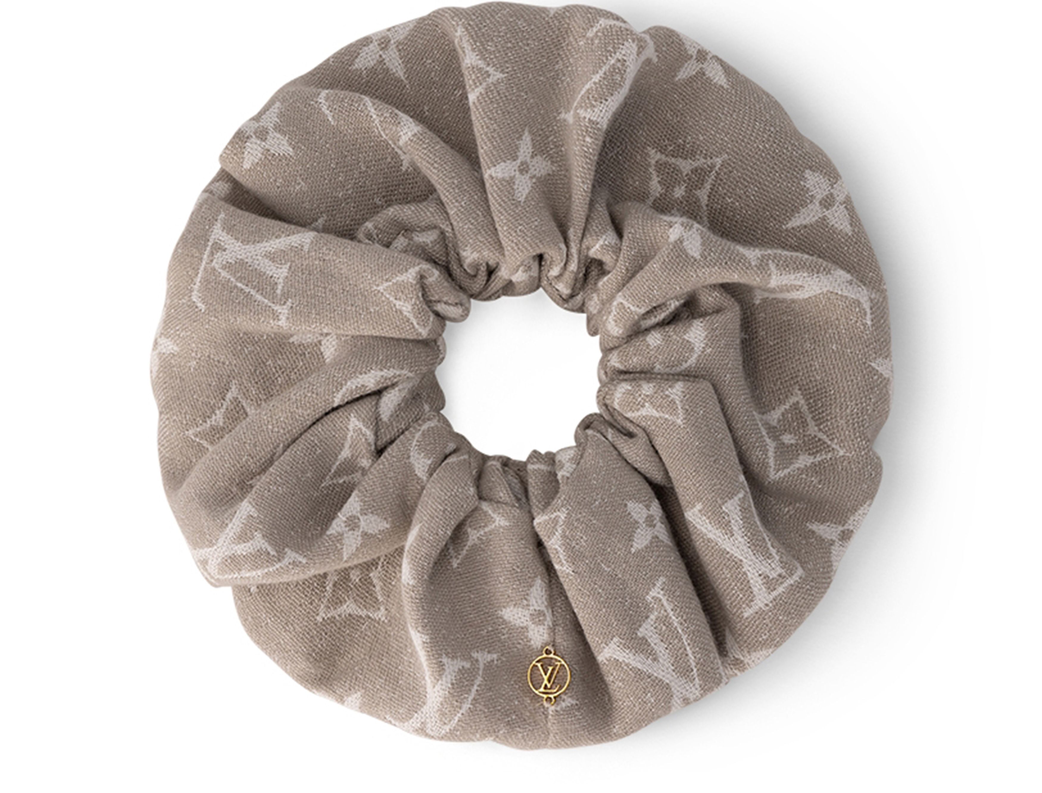 Monogram Jacquard Denim Scrunchy