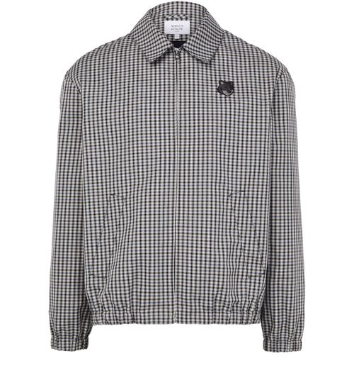 MAISON KITSUNE Blouson mit Gummizug und Reißverschluss