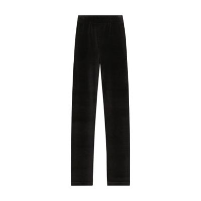 Dolce & Gabbana Velvet Trousers In Black