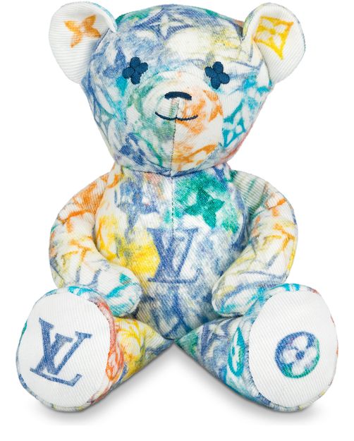 Plush Toy Louis Vuitton France Doudou Teddy Bear Good Condition with  Accessories