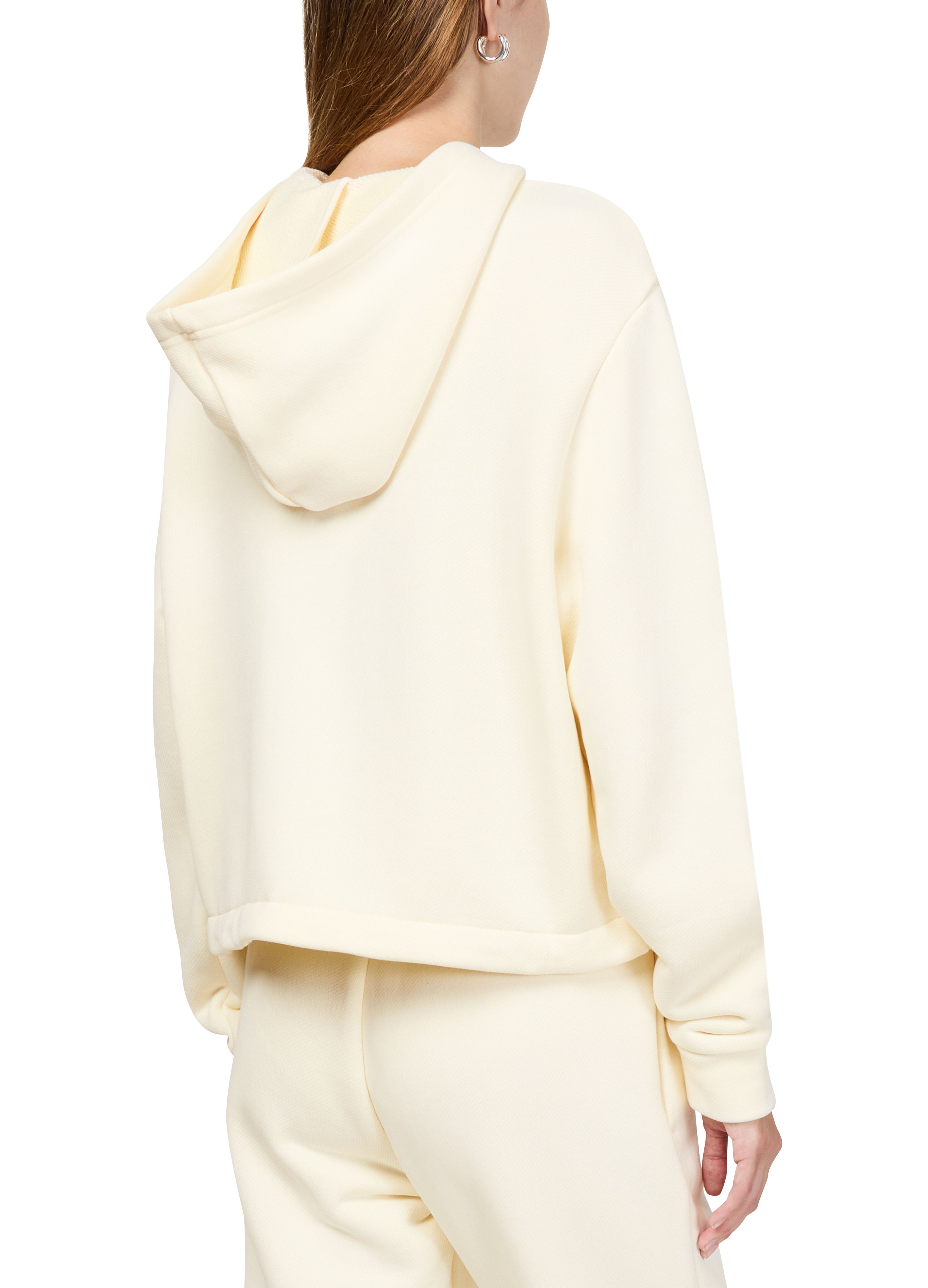 Zip up bi-material jacket thumbnail 5