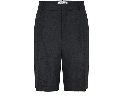LOEWE Anagram wool shorts