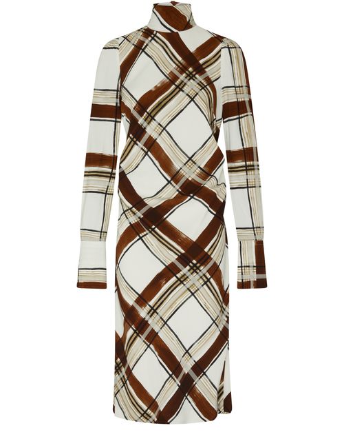 DRIES VAN NOTEN Robe midi imprimée