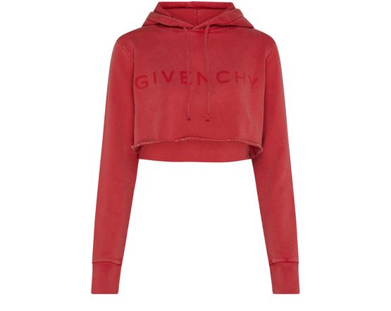 Women s Cropped hooded sweatshirt GIVENCHY 24S
