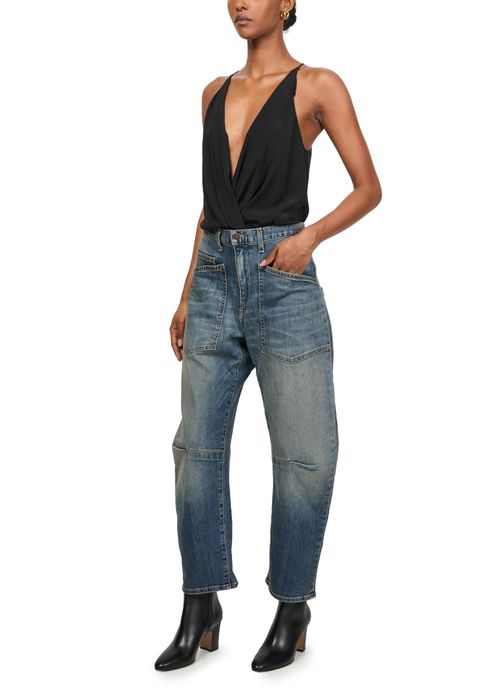 NILI LOTAN Shon straight leg jeans