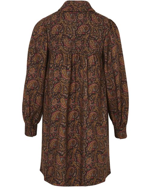 CELINE Rhinestone collar shirt dress