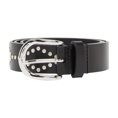 Isabel Marant Liliana Leather Belt In Black