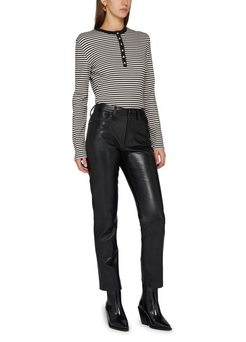 ANINE BING Pantalon en cuir Bruno