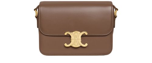 CELINE Teen Triomphe bag in shiny calfskin