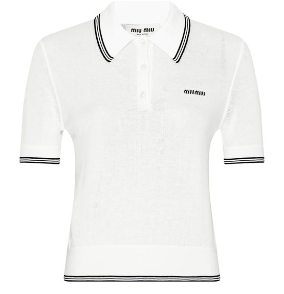 miu miu コットンポロ MIU MIU コットン ポロシャツ