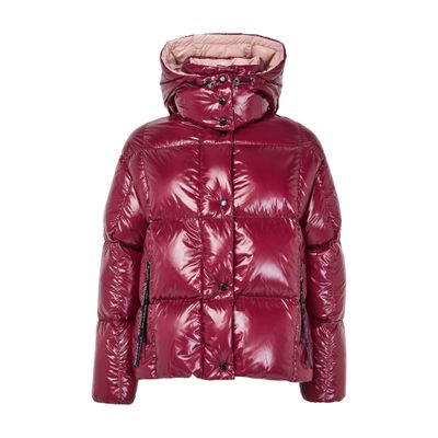 Moncler Parana Down Jacket In Purple