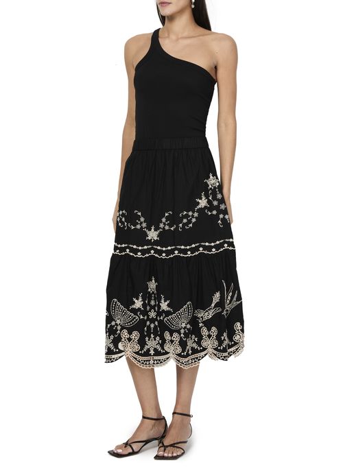 SEA NEW YORK Kingsley embroidery skirt