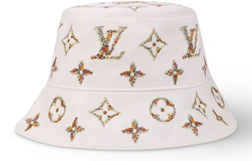 LOUIS VUITTON Monogram Flowers Bucket Hat
