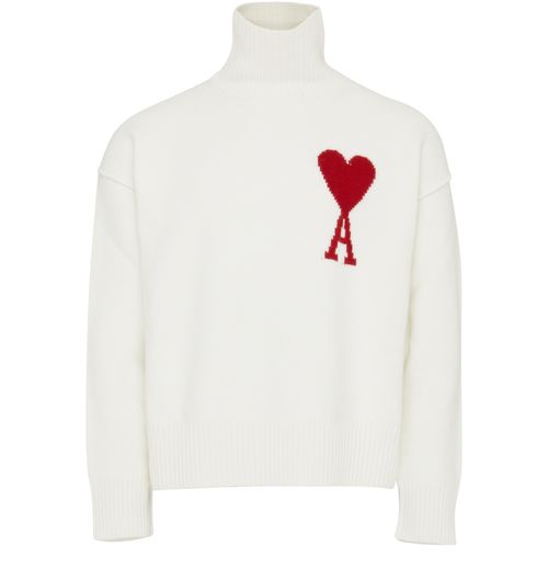 AMI PARIS Rollkragenpullover Ami de Cœur