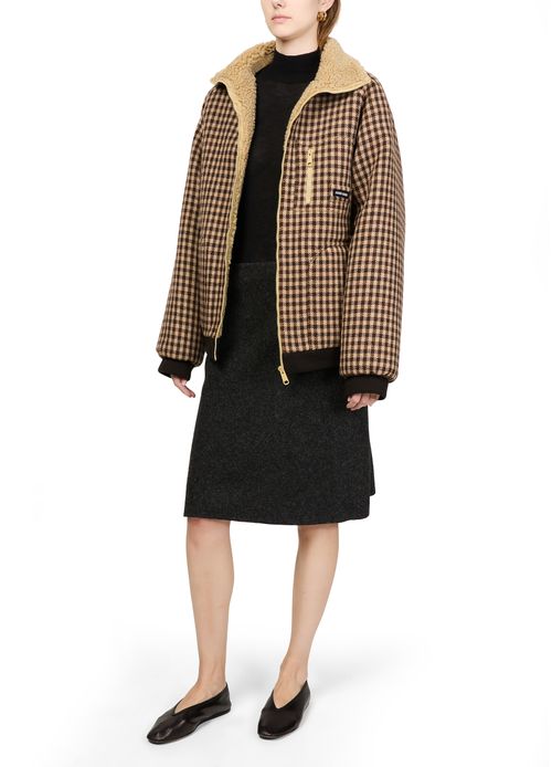 MIU MIU Checked blouson jacket