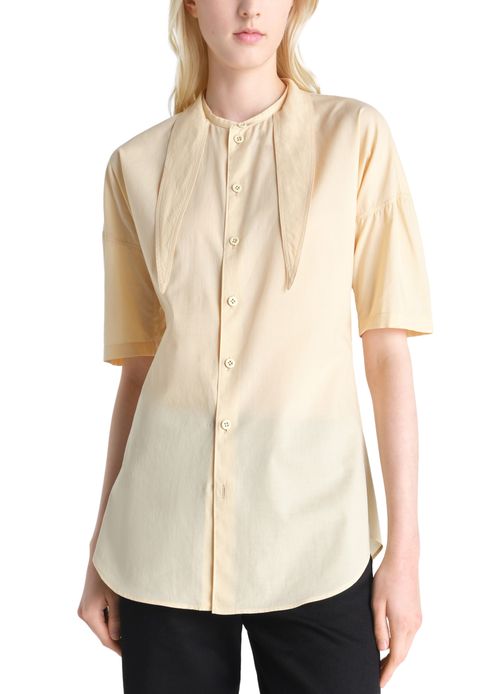 LEMAIRE Short-sleeved shirt with scarf