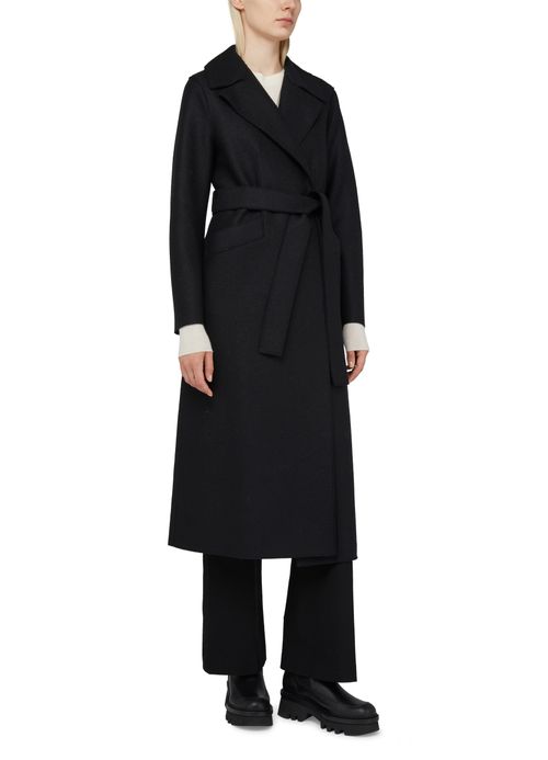 HARRIS WHARF LONDON Pressed wool long coat