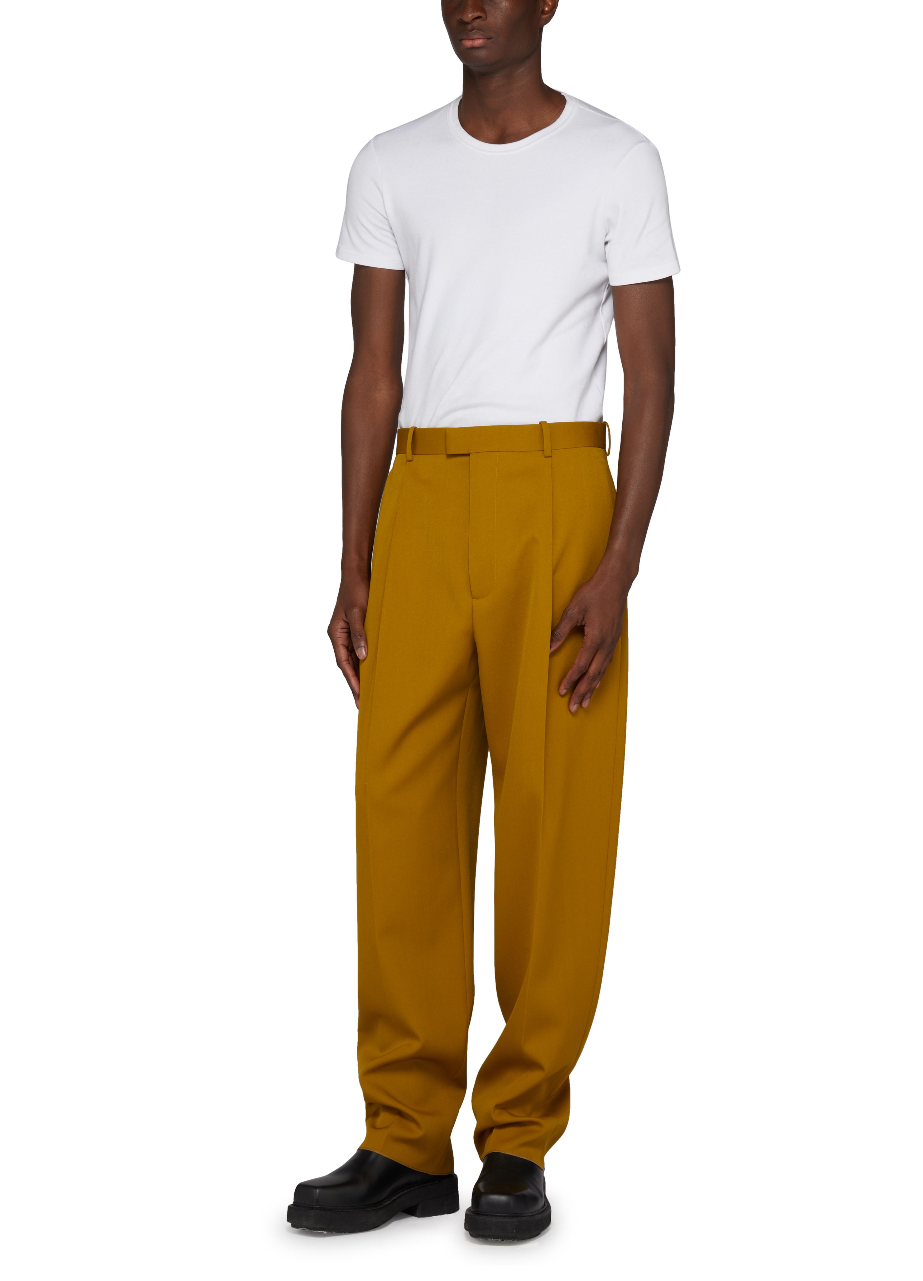 Powder-grain wool pants thumbnail 6