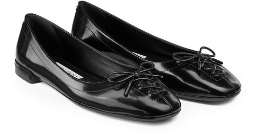 JIMMY CHOO Scarlett ballerinas in soft spazzolato leather