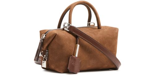 MAX MARA Holdall suede handbag