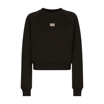 Dolce & Gabbana ジャージークロップドスウェットシャツ DOLCE&GABBANA】クロップド ジャージー スウェットシャツ (Dolce