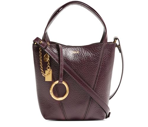 CHLOE Sac cabas en cuir grainé Chloé Spin