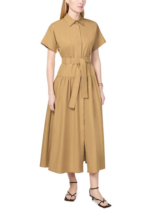 MAX MARA Agoraio cotton poplin shirt dress