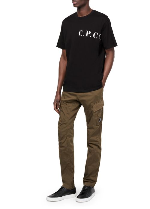 CP COMPANY Jersey logo T-shirt