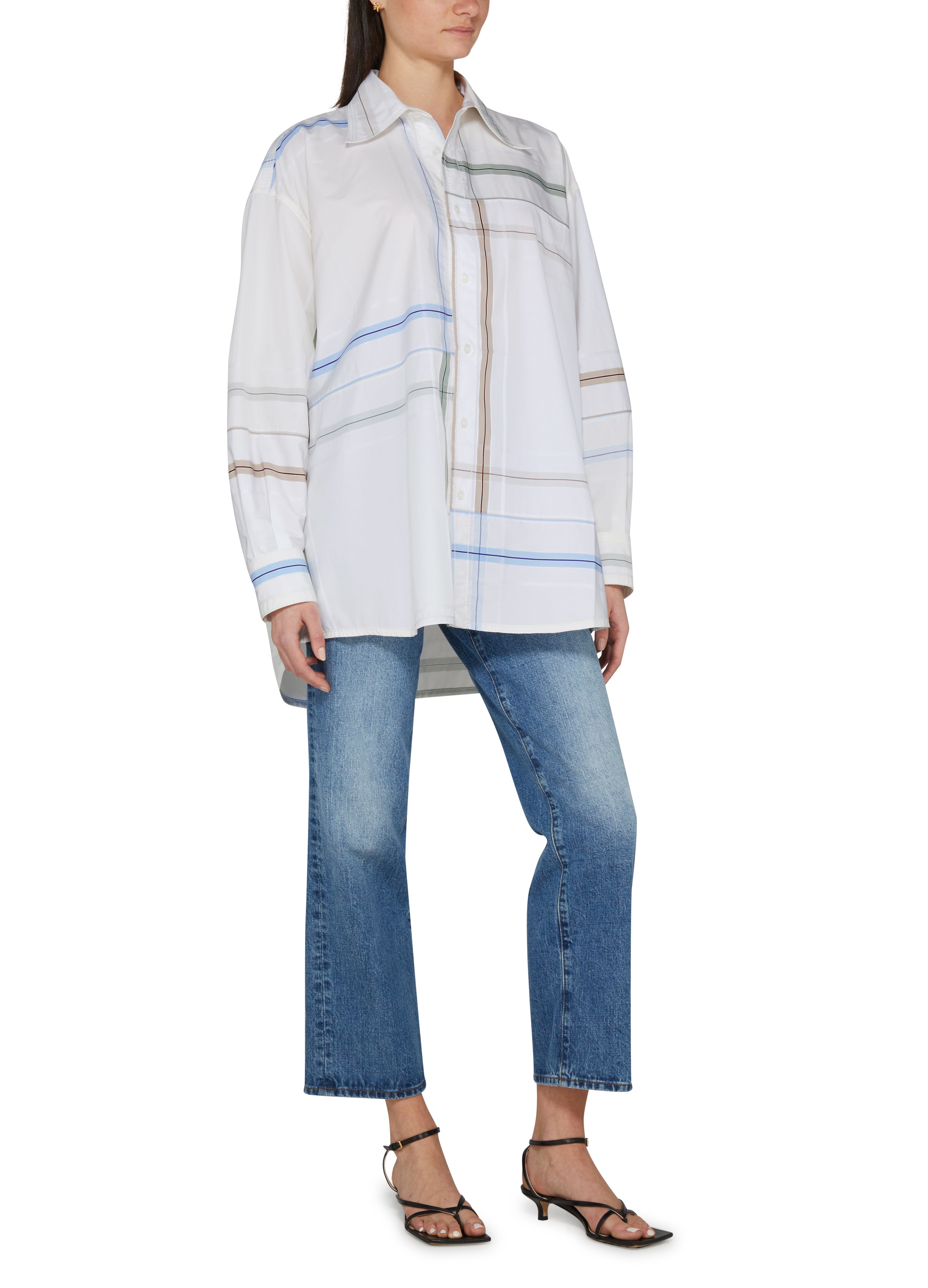 Asymmetric cotton shirt thumbnail 6