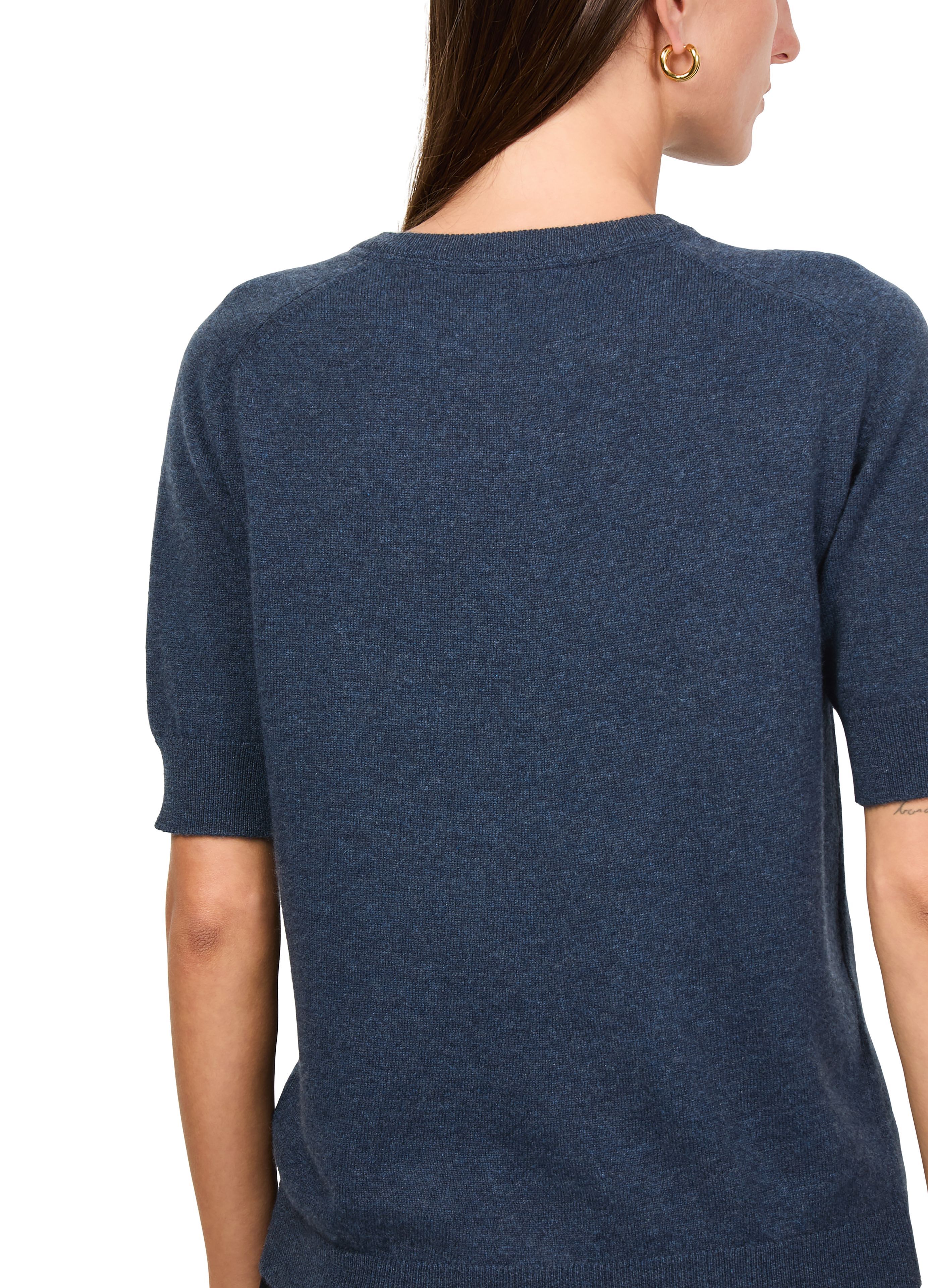 Kenza crew neck cashmere sweater thumbnail 5