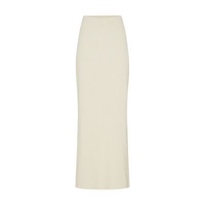Totême Maxi Skirt In Off-white
