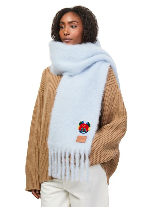 LOEWE Scarf in mohair and wool blend